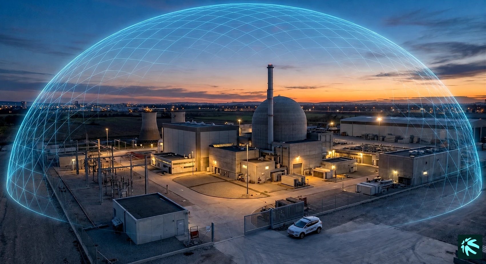 Sentitech protective dome over critical infrastructure